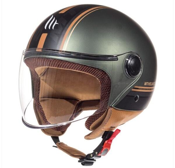 Helm Street S Entire MAT Groen/Bruin M - MT Helmets