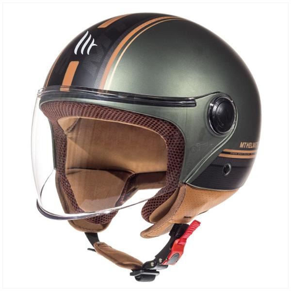 Helm Street S Entire MAT Groen/Bruin M - MT Helmets