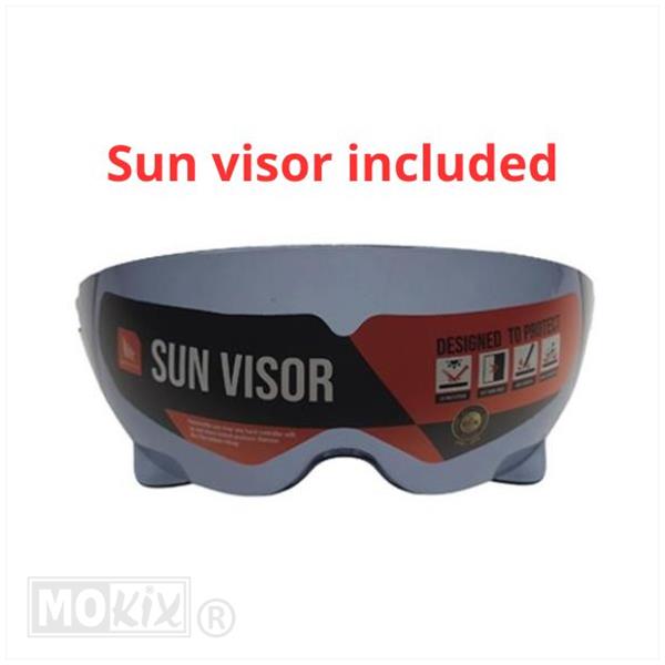 Helm LE Mans II SV S Tant Zwart/Rood M - Afbeelding 5