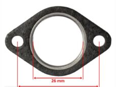 Pakking Uitlaat Tomos/Puch (Met Ring) 26mm (10) - BAC
