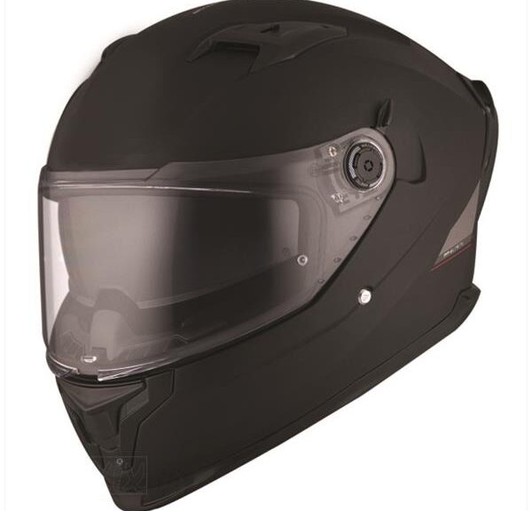 Helm Braker SV Solid MAT Zwart M - MT Helmets