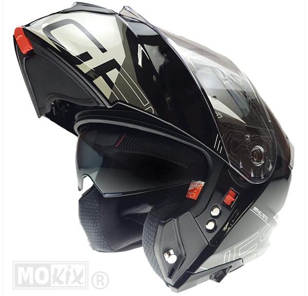 Helm Genesis SV Systeem Atempo Zwart/Grijs