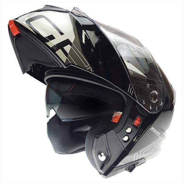 Helm Genesis SV Systeem Atempo Zwart/Grijs M - MT Helmets