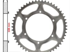 Achtertandwiel MH RX/Derbi GPR04 108mm 6g 53t IGM"