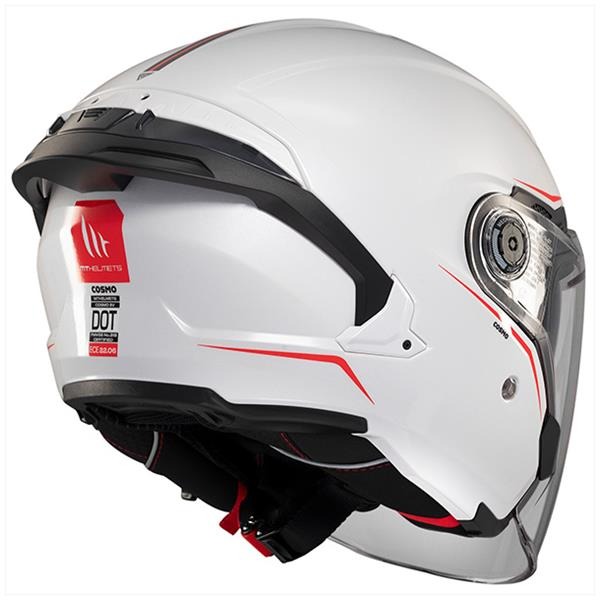 Helm JET Cosmo SV WIT XS / Kids L - Afbeelding 2