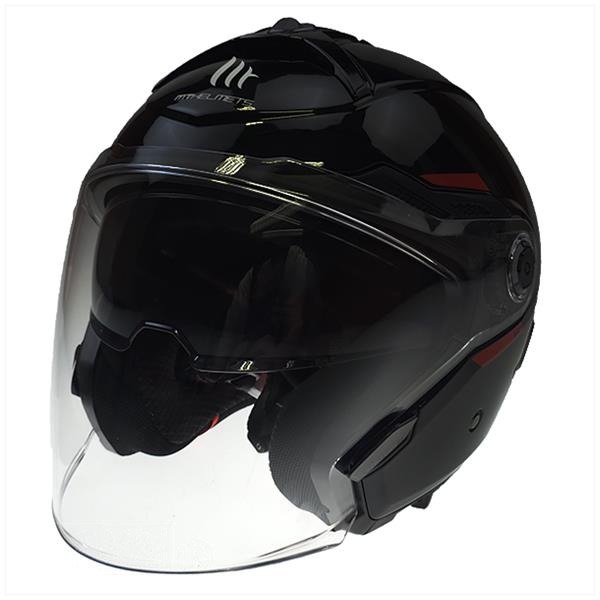 Helm JET Cosmo SV MAT Zwart M - MT Helmets