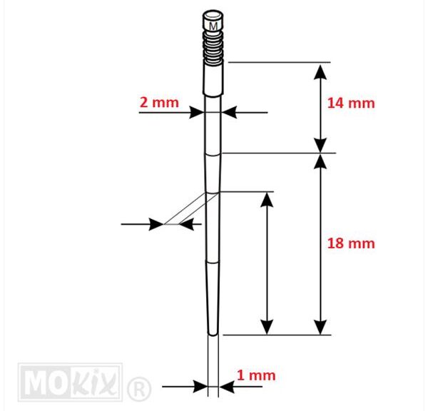 Gasnaald Dellorto Pvha 17.5SCOOTER (1)