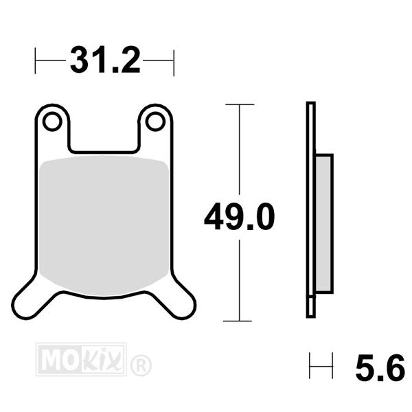 Remklauw Zundapp Zwart (ECE R-90) Supertec - Afbeelding 5
