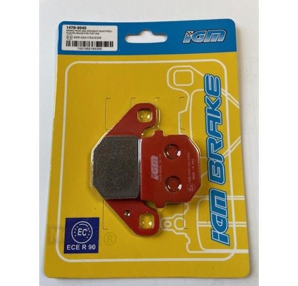 Remblokset IGM (Peugeot Buxy/PGO/Suzuki) ECE R-90