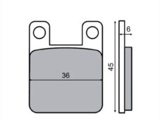 Remblokset IGM (Peugeot Zenith/Speedfight) AJP