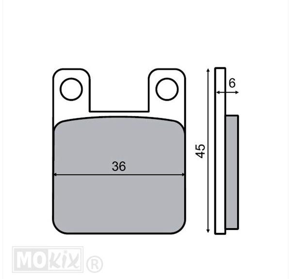 Remblokset IGM (Peugeot Zenith/Speedfight) AJP