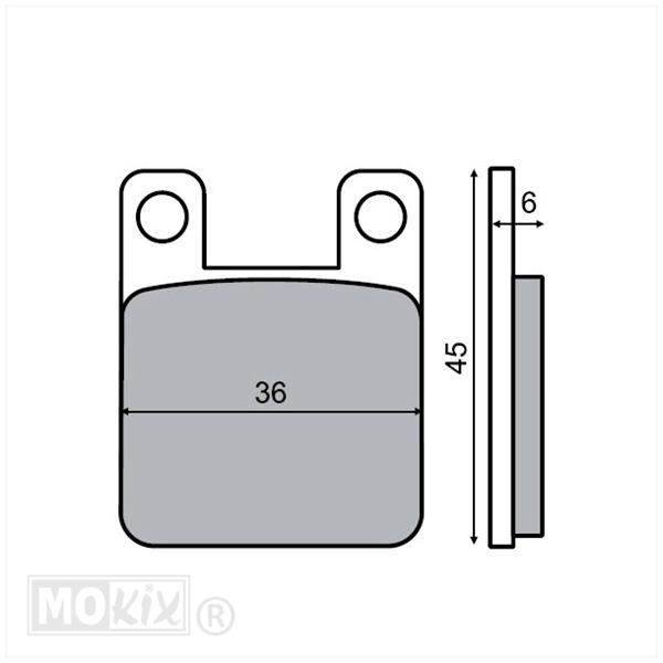Remblokset IGM (Peugeot Zenith/Speedfight) AJP