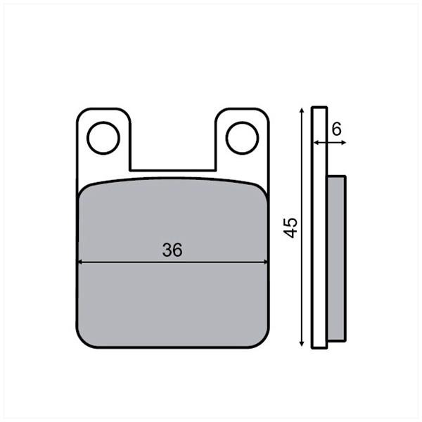 Remblokset IGM (Peugeot Zenith/Speedfight) AJP