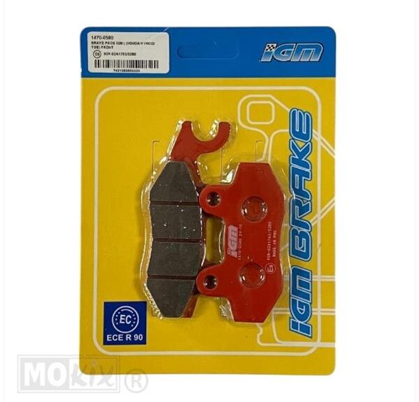 Remblokset IGM (Honda/Kymco/TGB) Voor ECE R-90