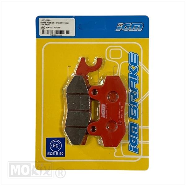Remblokset IGM (Honda/Kymco/TGB) Voor ECE R-90