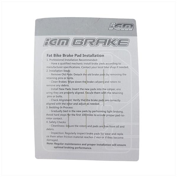 Remblokset IGM (Fatbike Windgoo B20) - Afbeelding 2