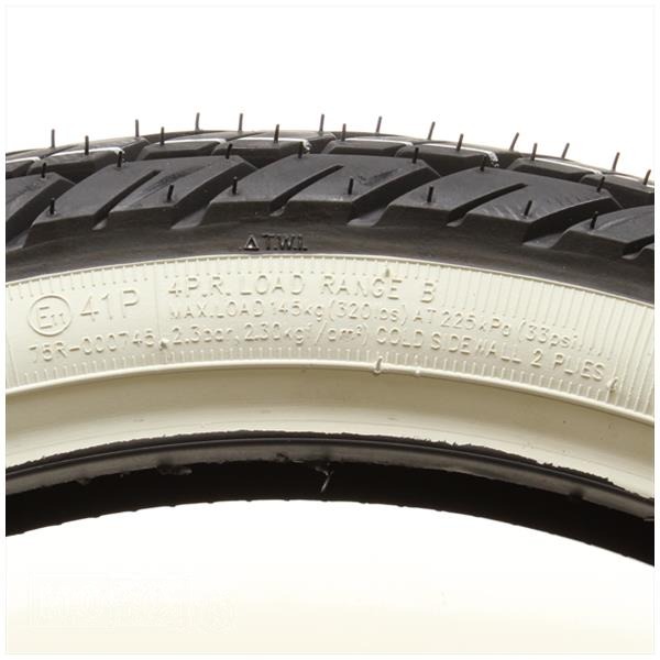 BUB Kenda 17- 2.75 K418 4PR 41P Whitewall TT - Afbeelding 3