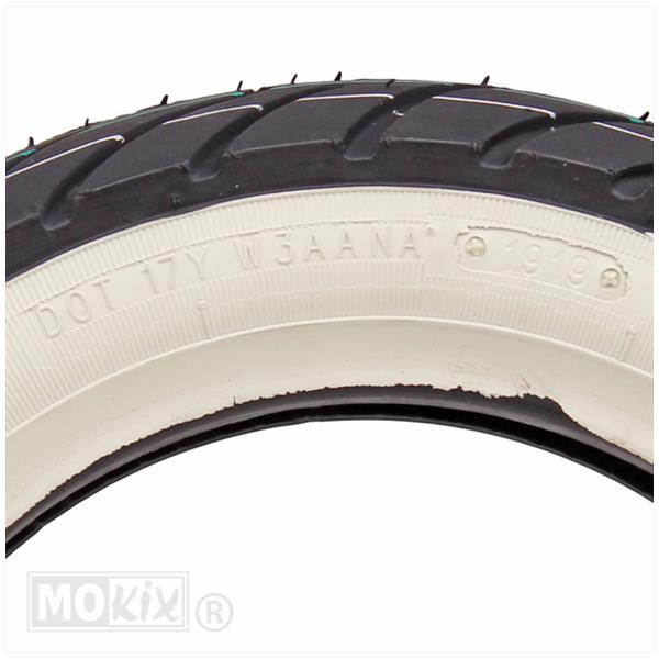 BUB Kenda 10-100/80 K413 4P 52J Whitewall TL - Afbeelding 2