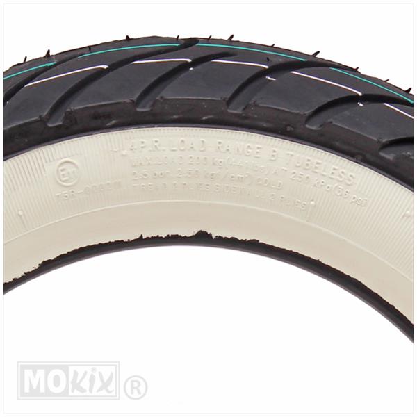 BUB Kenda 10-100/80 K413 4P 52J Whitewall TL - Afbeelding 5