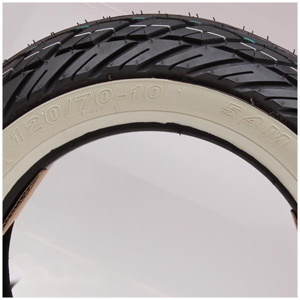 BUB Kenda 10-120/70 K418 54M Whitewall TL - Afbeelding 2
