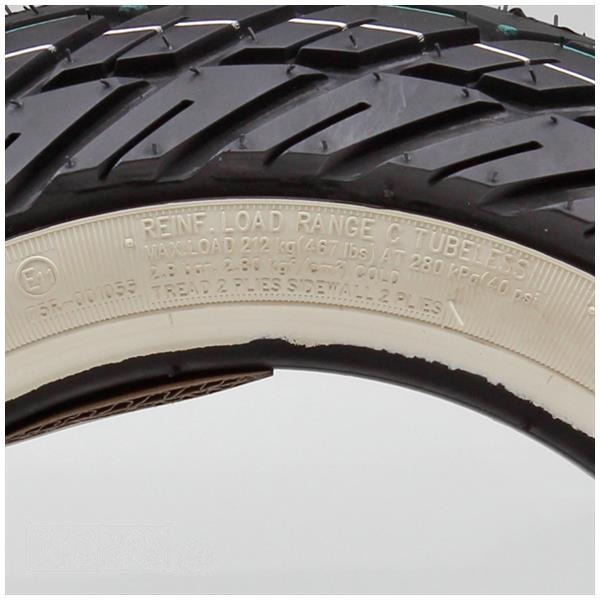 BUB Kenda 10-120/70 K418 54M Whitewall TL - Afbeelding 3