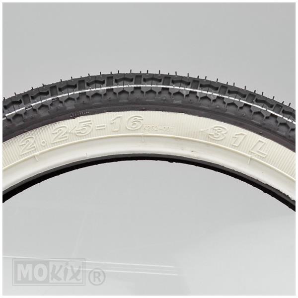 BUB Kenda 16- 2.25 K252 4P 31L Whitewall TT - Afbeelding 3