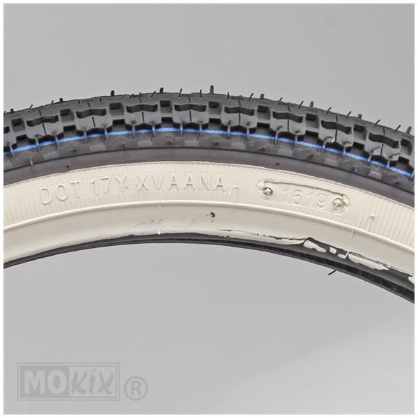 BUB Kenda 17- 2.25 K252 4P 33L Whitewall TT - Afbeelding 2