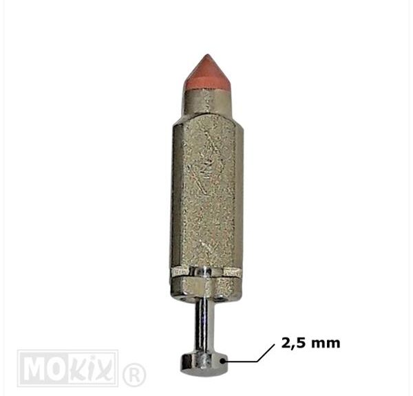 Aguja flotante Dellorto Phbn/Phva/Phvb de 2.5 mm (1)