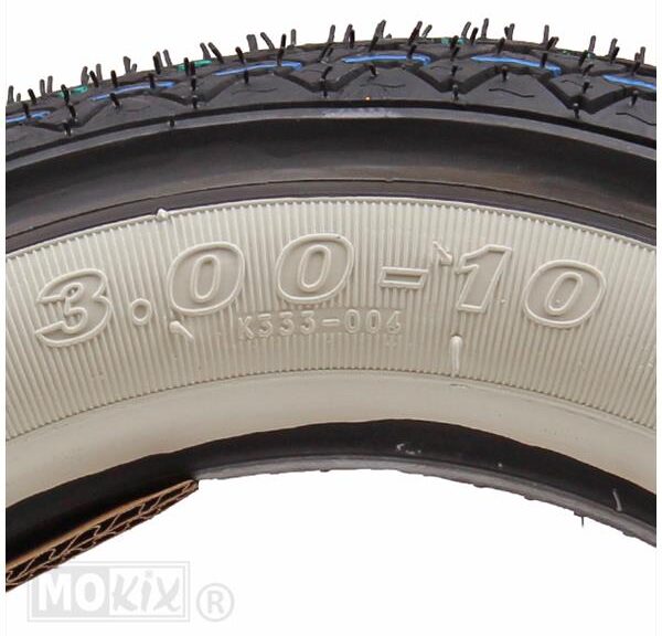BUB Kenda  10-3.00 K333 4PR 42J Whitewall TL