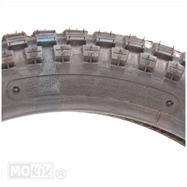 BUB Kenda 19- 2.75 K262 4PR 43P TT - Afbeelding 2