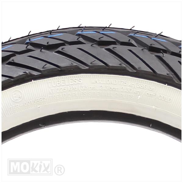 BUB Kenda 12-110/70 K418 4PR 47P Whitewall TL - Afbeelding 5