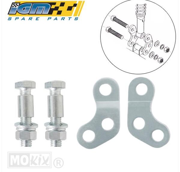 Schokbrekerverhoger UNI Mono ALU 12mm IGM