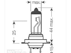 Lamp PX26D H7 12V 55W Flosser CE Keur (1)