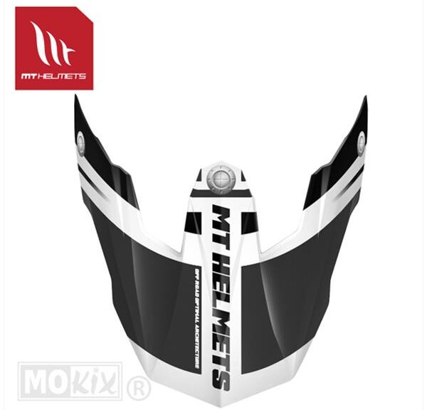 Visière de casque d'endurance Synchrony noire/argentée - MT Helmets