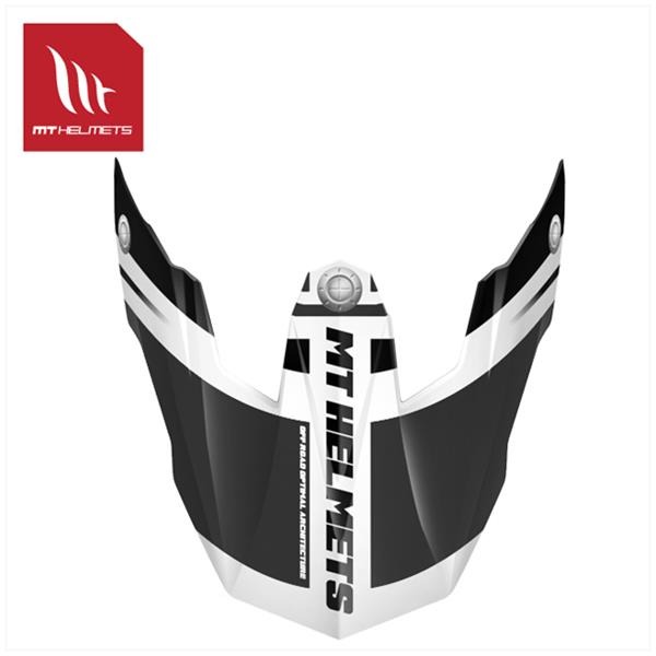 Helm Klep Synchrony Endurance Zwart/Zilver - MT Helmets