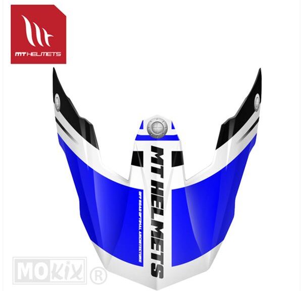 Helm Klep Synchrony Endurance Zwart/Blauw - MT Helmets