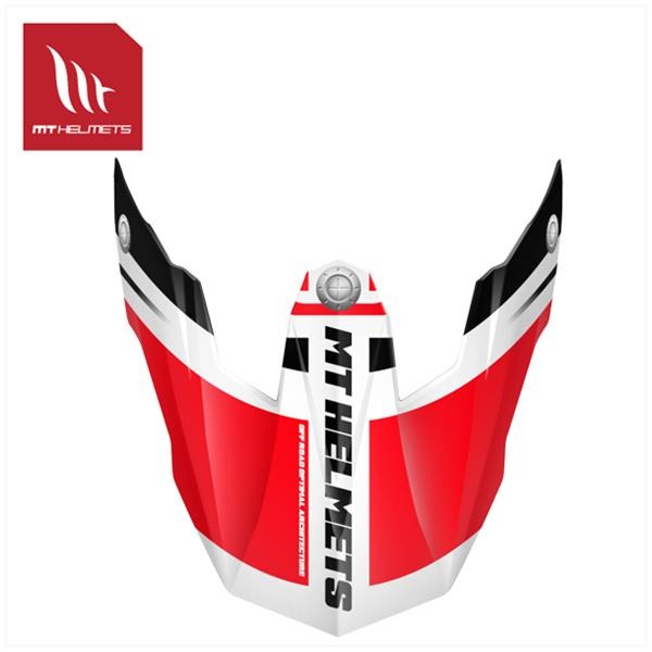 Helm Klep Synchrony Endurance Zwart/Rood - MT Helmets