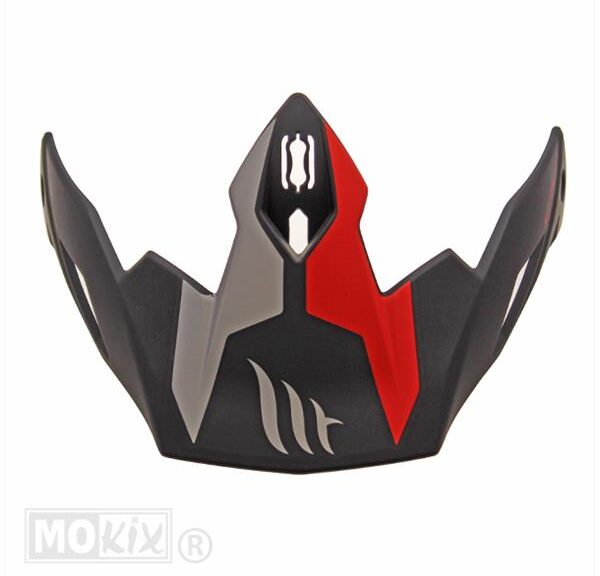 Helm Klep Streetfighter Twin MAT Rood - MT Helmets