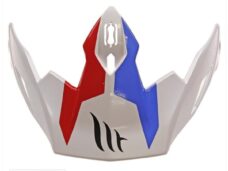 Helm Klep Streetfighter Twin WIT/Blauw/Rood - MT Helmets
