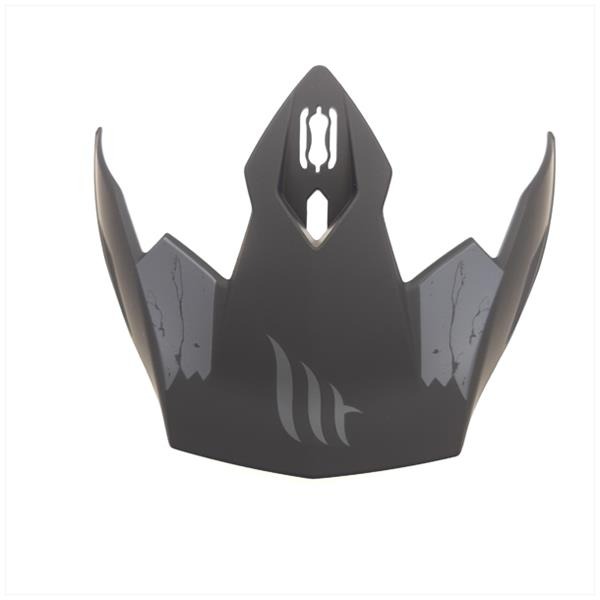 Helm Klep Streetfighter Skull MAT Grijs - Afbeelding 2