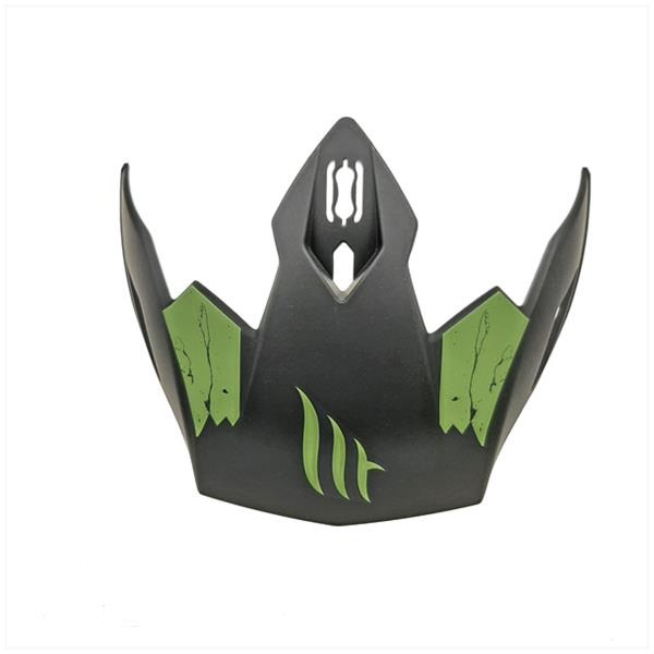 Helm Klep Streetfighter Skull MAT Groen - Afbeelding 2