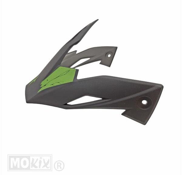 Helm Klep Streetfighter Skull MAT Groen - MT Helmets