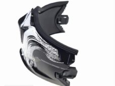 Kinstuk Streetfighter Darkness WIT (Klik Model) - MT Helmets