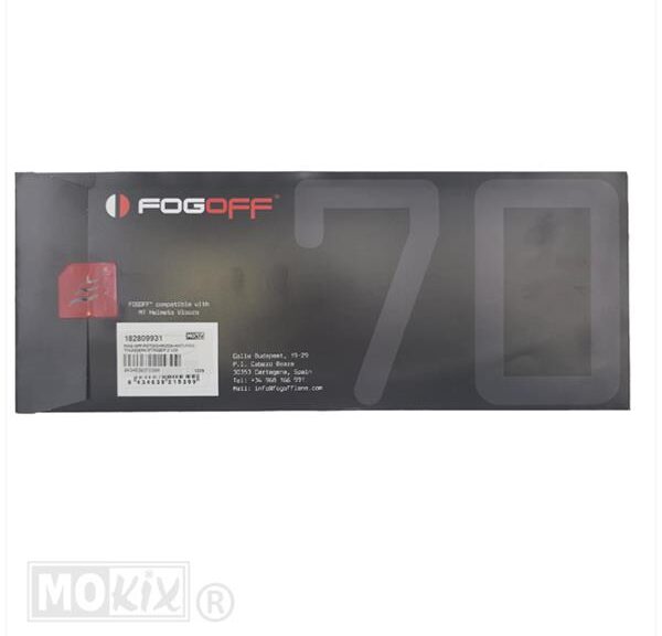 FOG OFF Fotochroom/Anti-FOG THUNDER4/STINGER 2 V28 - MT Helmets