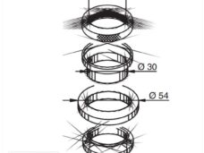 Balhoofdset Honda Dylan/SH 125/150 ST - Supertec
