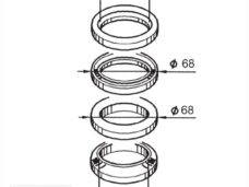 Balhoofdset Aprilia Sportcity/Leonardo 125/250 - Supertec