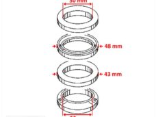 Balhoofdset Yamaha BW'S/Cygnus 03-10 125cc - Supertec