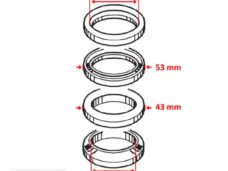 Balhoofdset Yamaha VPX/X-City/Versity 125/250/300 - RMS