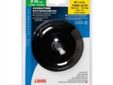 Claxon 12V Motor (DC) 90mm 118db CE Zwart Lampa