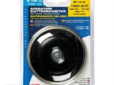Claxon 12V Motor (DC) 100mm 110db CE Zwart Lampa